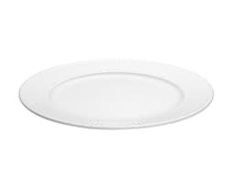 Pillivuyt Plissé Tallerken flad Dia 26 cm Hvid
