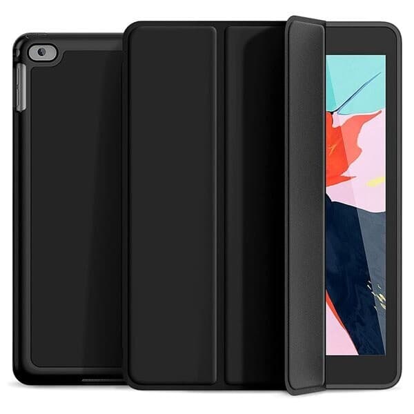Trifold etui med stativ til iPad 9,7"" Gen 5/6 - Sort