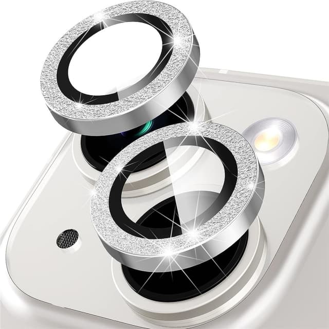 Til iPhone 15 / 15 Plus Lens Glitter