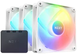 NZXT F120 RGB Core 120mm blæsere (3-pak, hvid)