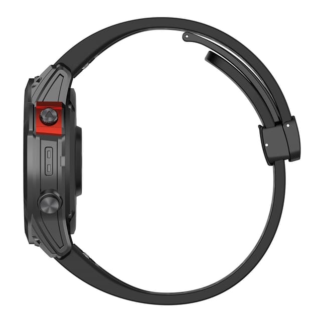 22 mm silikonestrop til Garmin Epix Pro 47 mm/Fenix 7/Fenix 7 Pro Sort
