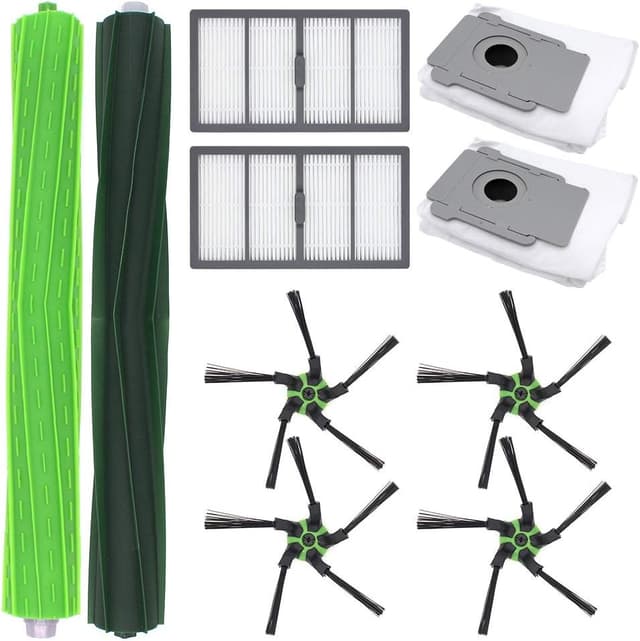 8-pak støvsuger tilbehørssæt til iRobot Roomba S9 (9150), S9 plus (9550) MultiColor