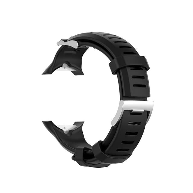 Silikone armbånd til Suunto D6 Dive/D6i NOVO/D6i ZULU Sort