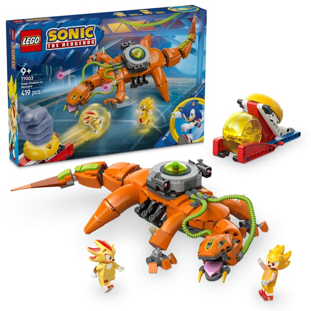 LEGO Sonic Super Shadow mod Biolizard 77003