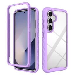 SKALO Samsung S25 Shockproof Clear Hybrid Cover - Lilla