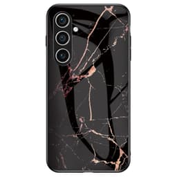 SKALO Samsung S25 Marmor Hærdet Glas TPU Cover - #4