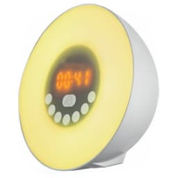 Basic wake-up light med Bluetooth-højttaler og clockradio