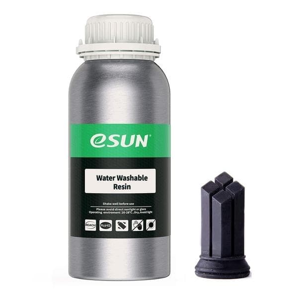 eSUN Vandvaskbar harpiks 0.5 kg - Sort