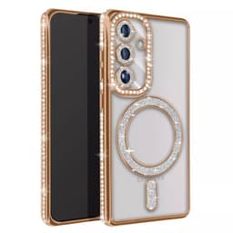 Diamond bling MagSafe cover Samsung Galaxy A15 5G - Gold