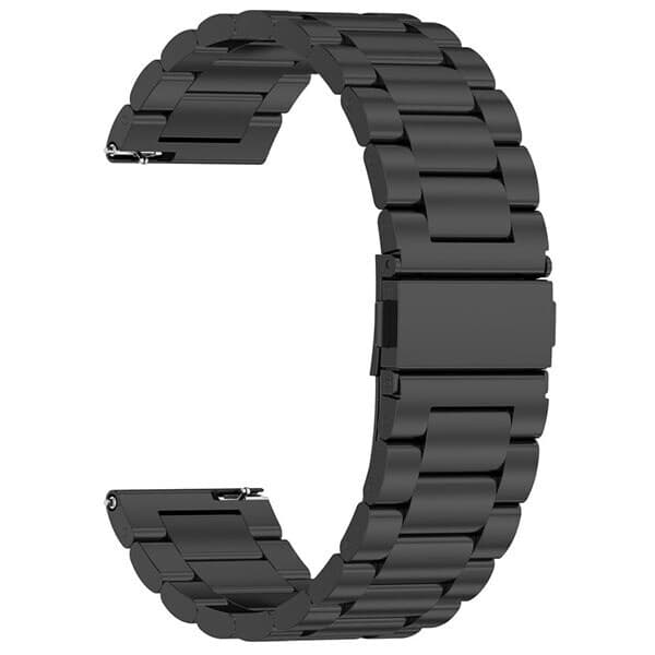 Metalarmbånd 20mm til Amazfit Bip 5 - Sort