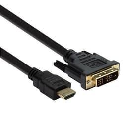 NÖRDIC 5m HDMI-kabel High Speed ​​DVI-D Single Link 18 + 1 opløsning 1920x1200 60Hz 5,1Gbps Pure kobber 99,99%