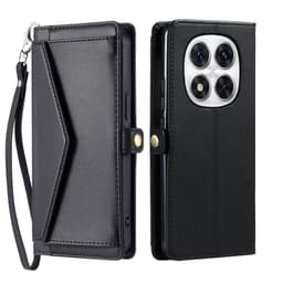 SKALO Xiaomi Redmi Note 14 Pro+ 5G PU-Læder Kuvert Flip Cover - Sort