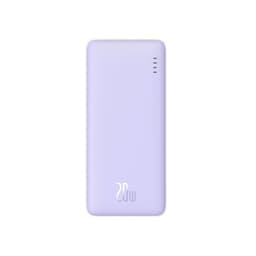 Baseus Airpow Powerbank med tovejs hurtigopladning 20W 20000mAh - Lilla