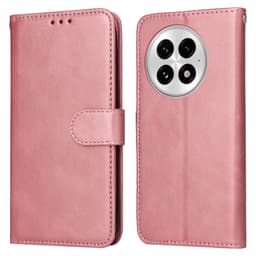 SKALO OnePlus 13 PU-læder Flip Cover - Pink