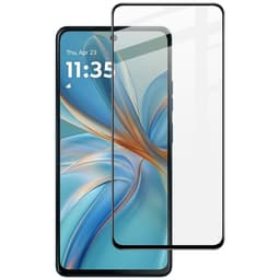 2-PAK SKALO Motorola Moto G75 5G FULL-FIT Hærdet Glas Skærmbeskyttelse - Sort