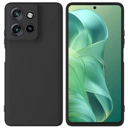 Liquid silikone cover Motorola Moto G Power (2025) - Sort