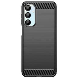 Børstet silikone cover Samsung Galaxy A56 5G - Sort