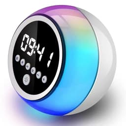 Vækkeur Bluetooth-højttaler Dæmpbar FM-radio timerfunktion