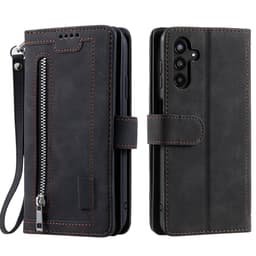 Til Samsung Galaxy S25+ 5G Etui med Lynlåslomme og 9 Kortlommer