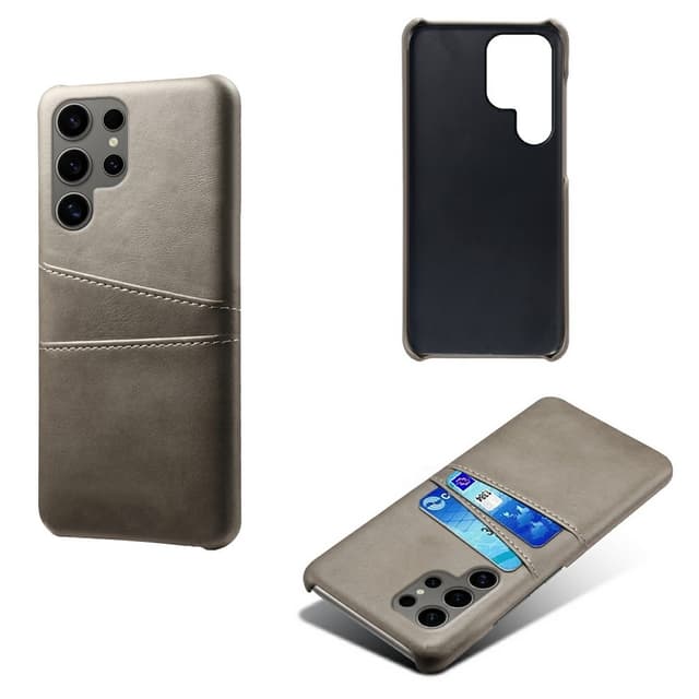 Til Samsung Galaxy S25 Ultra  KSQ PU-læderbelagt skal hårdt etui