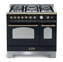 Lofra - Dolce Vita 90 cm (2 ovne) (Sort/Messing) Gas