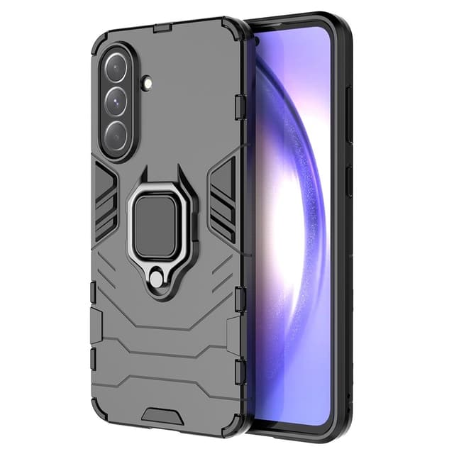 SKALO Samsung A56 5G Armor Metallring Cover - Sort