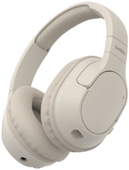 Belkin Soundform Surround around-ear trådløse høretelefoner (sandfarvet)