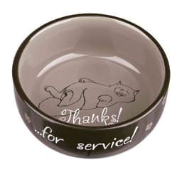 Katteskål tak for service, keramik, 0,3 l/ø 11 cm, Trixie
