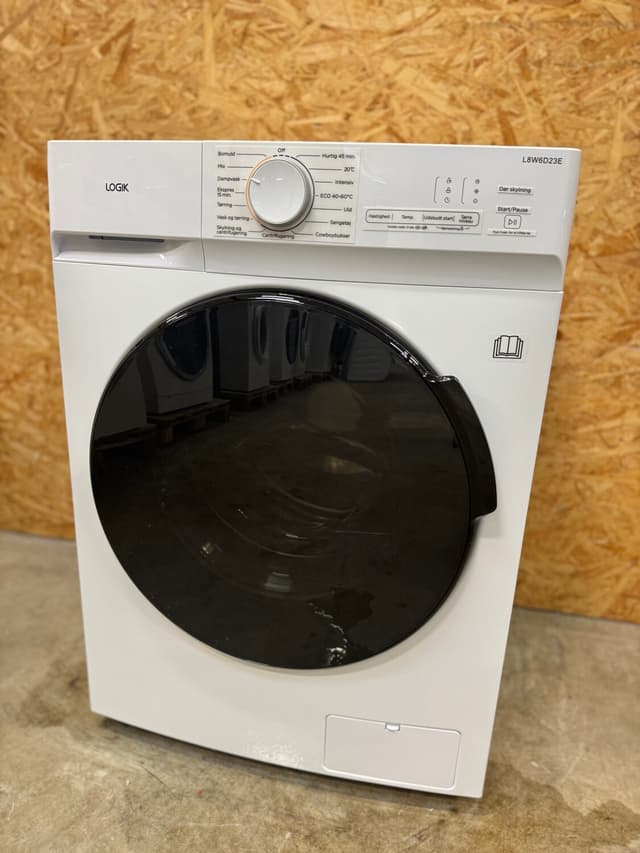 Logik vaske-tørremaskine L8W6D23E - D14952 - brugt