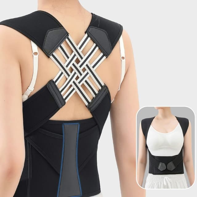 Correct Posture Back Posture Corrector Brace til mænd, kvinder - XL