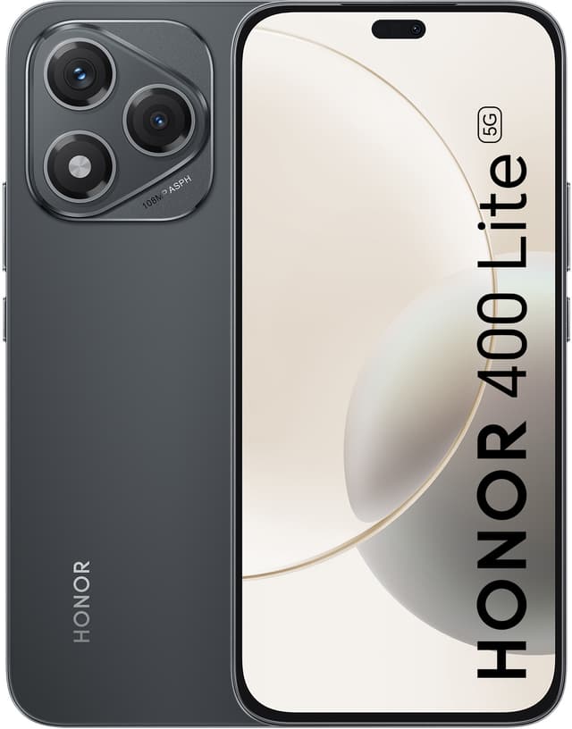 Honor 400 Lite smartphone 8/256GB (fløjlssort)