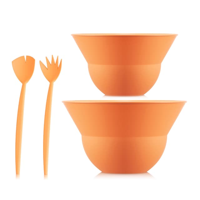 Bodum Sæt med 2 skåle 3,0l og 4,9l med salatbestik TOPEE 3.0 L