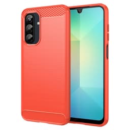 SKALO Samsung A26 5G Armor Carbon Cover - Rød