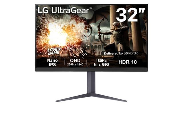 LG UltraGear 27GS60Q 27" buet gaming-skærm
