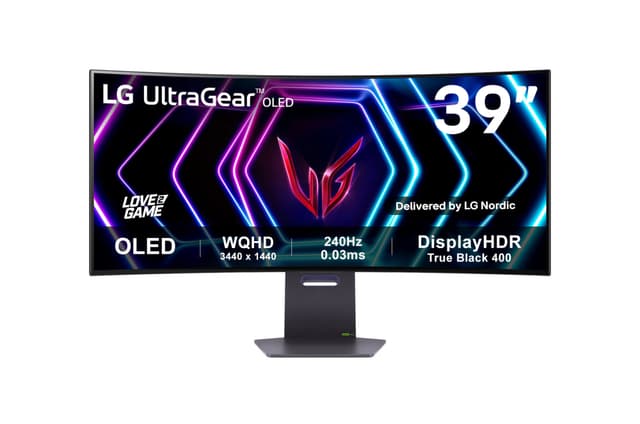LG UltraGear 39GS95QE 39" OLED buet gamingskærm