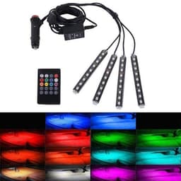 Belysning Bilgulv 36 stk. LED 4-i-1 RGB Neon - Lydkontrol og Fjernbetjening