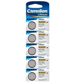 Camelion Lithium CR2032 - 3V knapcellebatteri i 5-pak