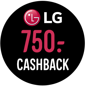 Køb dette LG OLED tv i perioden 4/7-2/10 og få en cashback på 750,- kr. Kræver kunden giver en anbefaling via lg.com efter køb* Se alle vilkår for at opnå cashback på kampagnesiden*