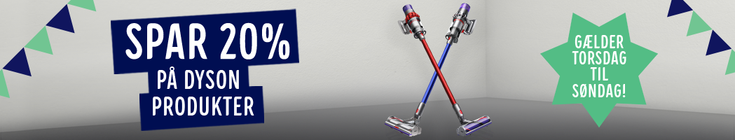 20% på Alt Dyson fra Torsdag til Søndag 20% på Alt Dyson fra Torsdag til Søndag