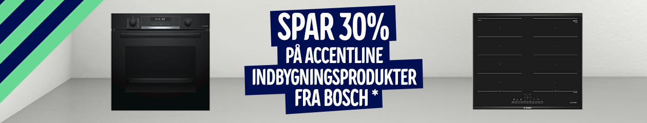 Spar 30% på Bosch AccentLine hvidevarer Spar 30% på Bosch AccentLine hvidevarer