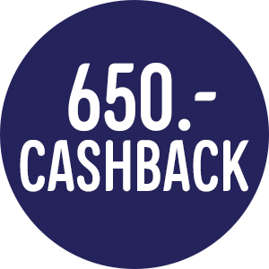 Registrer dit produkt hos Siemens og få 650kr i cashback. Dette gælder udvalgte produkter, og gælder fra d. 03/04/2023 t.o.m. d. 16/07/2023.
