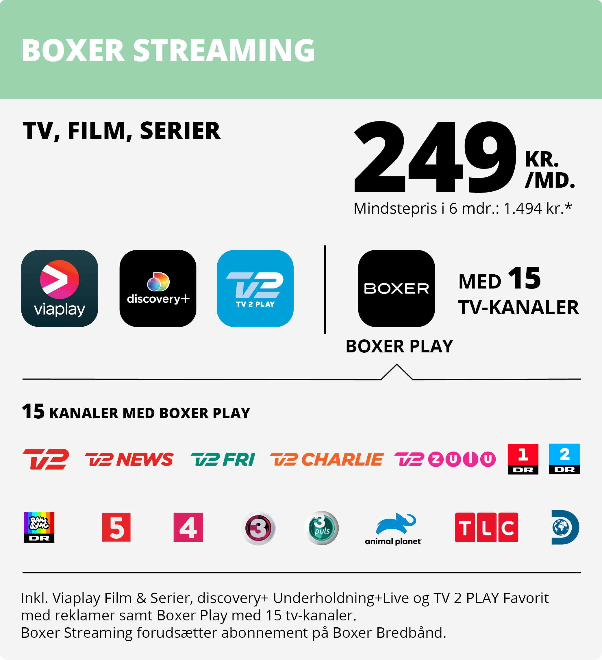 Boxer TV, bredbånd og streaming Elgiganten