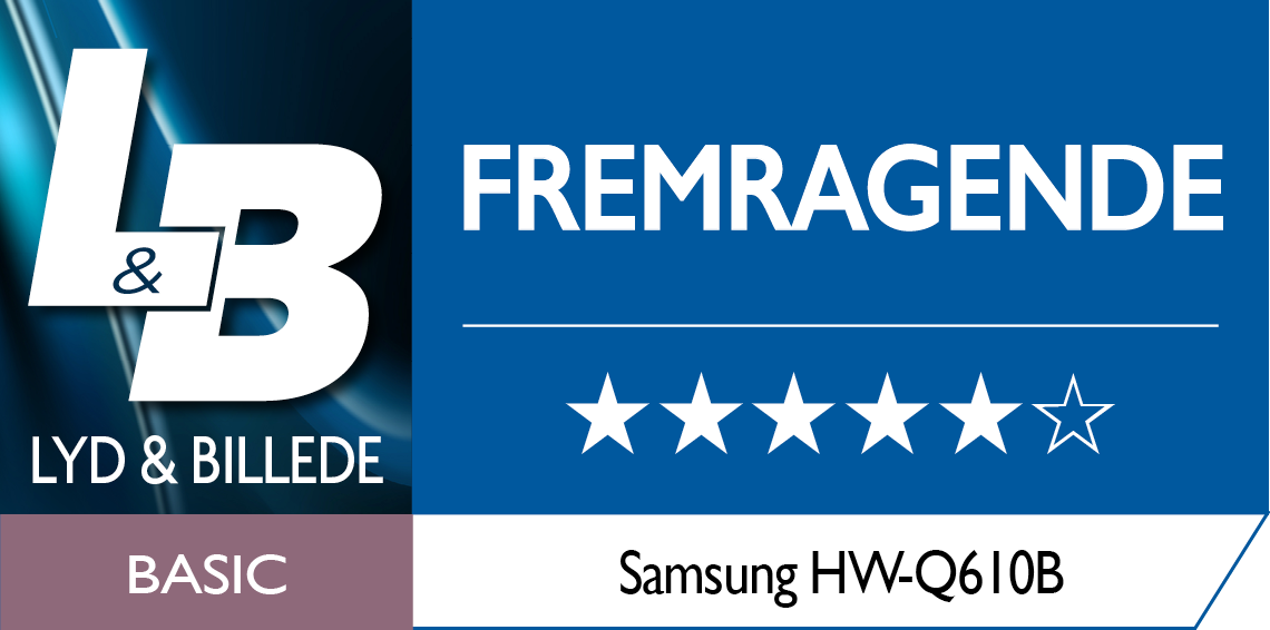 Samsung WH-Q610B er en soundbar med mange gode sider. Den har et stort lydbillede med et godt indtryk af surroundlyd