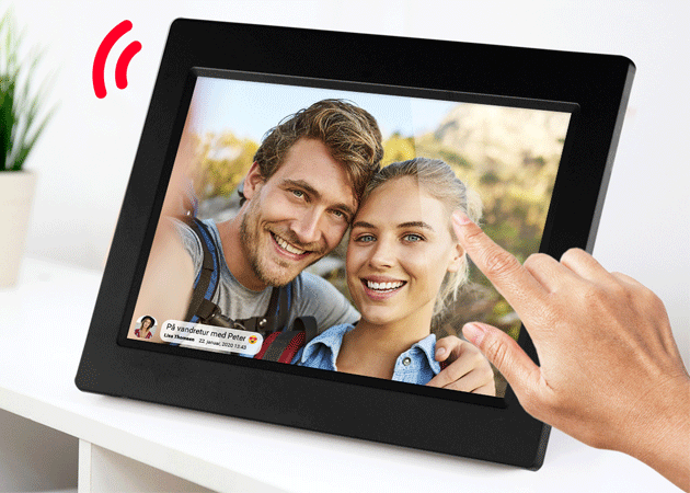 Simpelt setup og nemt at bruge Billeder på en tablet