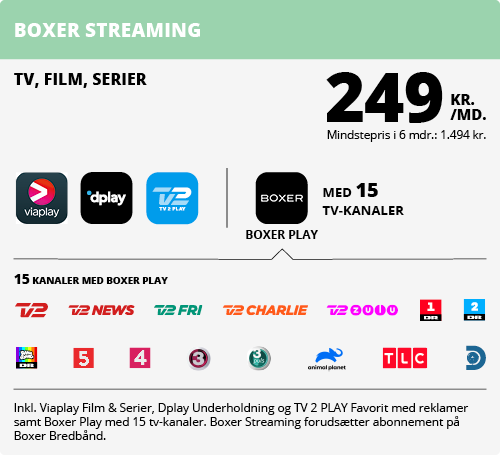 BOXER STREAMING MED SPORT