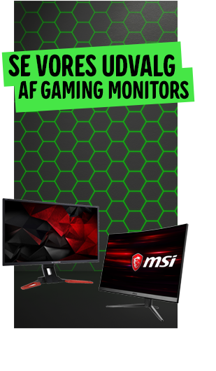 Se vores udvalg af gaming monitor