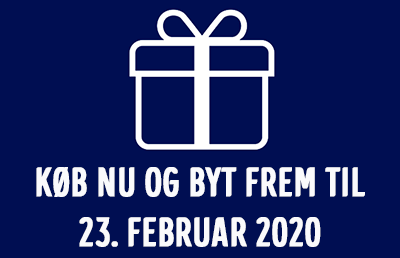 Byt dine julegaver helt frem til 23. februar 2019 Koeb og byt dine julegave frem til 23. februar 2019