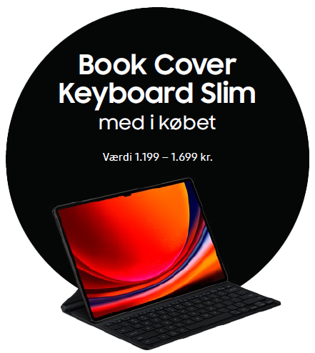 Gælder ved køb af Samsung Galaxy Tab S9, S9 FE, S9+, S9 FE+ eller S9 Ultra (SM-X710, SM-X716, SM-X510, SM-X516, SM-X810, SM-X816, SM-X610, SM-X616, SM-X910, SM-X916), vejledende udsalgspris mellem 4.999-15.499 DKK, (gælder kun produkter, som købes og aktiveres i Danmark). Gælder alene for køb hos udvalgte forhandlere*** i Danmark fra 22. november 2023 til 27. december 2023. Det er kun muligt at gøre brug af muligheden én (1) gang pr. enhed, der opfylder kravene og kan ikke kombineres med øvrige kampagner. For at gøre brug af muligheden skal der ske registrering senest den 31. januar 2024. Fuldstændige vilkår: www.samsung.com/dk/offer