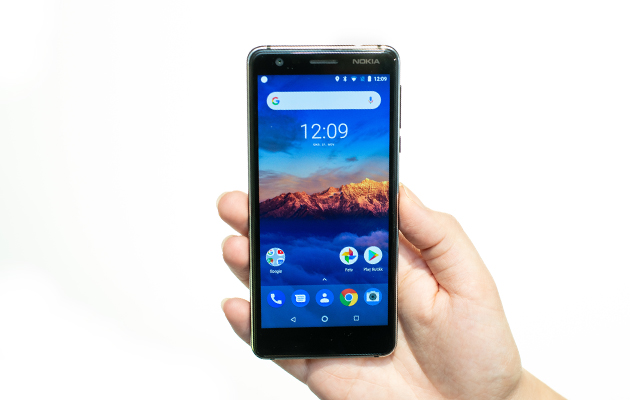 Forsiden af Nokia 3.1” display Forsiden af Nokia 3.1