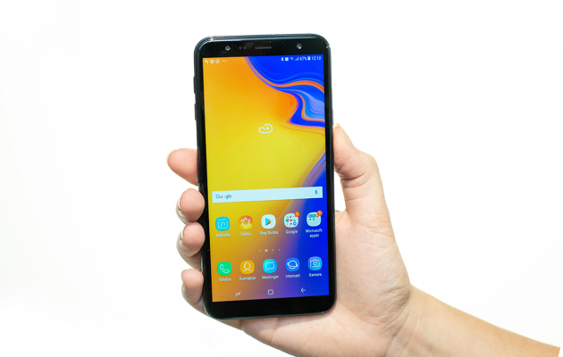 Forsiden af Samsung J4 Plus Forsiden af Samsung J4 Plus